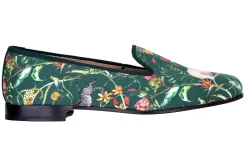 Africa Emerald Silk Slipper (Women)<Stubbs & Wootton New