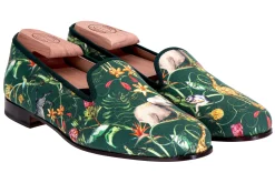 Africa Emerald Silk Slipper (Narrow)<Stubbs & Wootton Hot