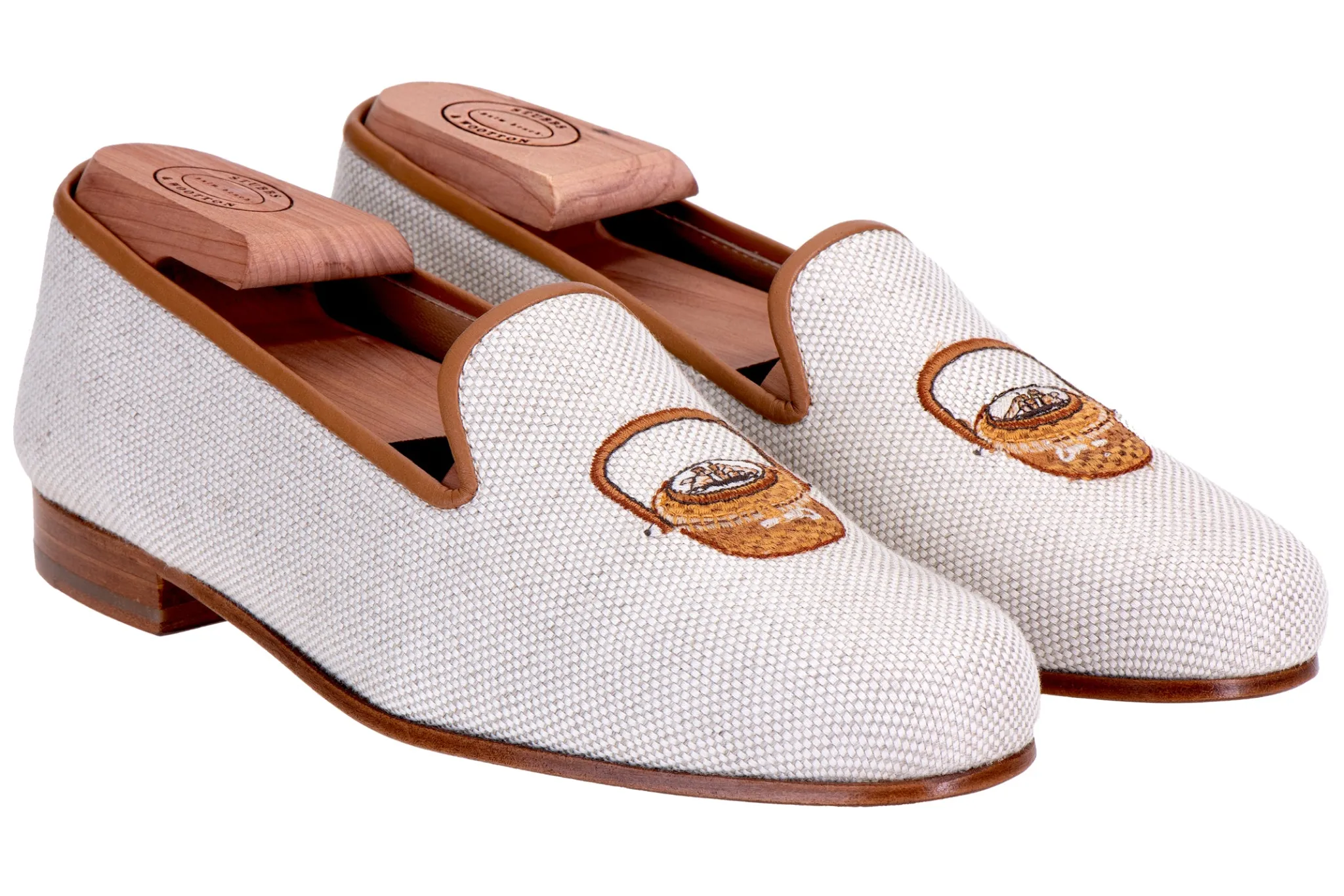Basket Linen Slipper (Men)<Stubbs & Wootton Clearance