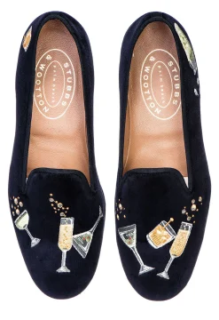 Celebrate Velvet Slipper (Wide)<Stubbs & Wootton Clearance