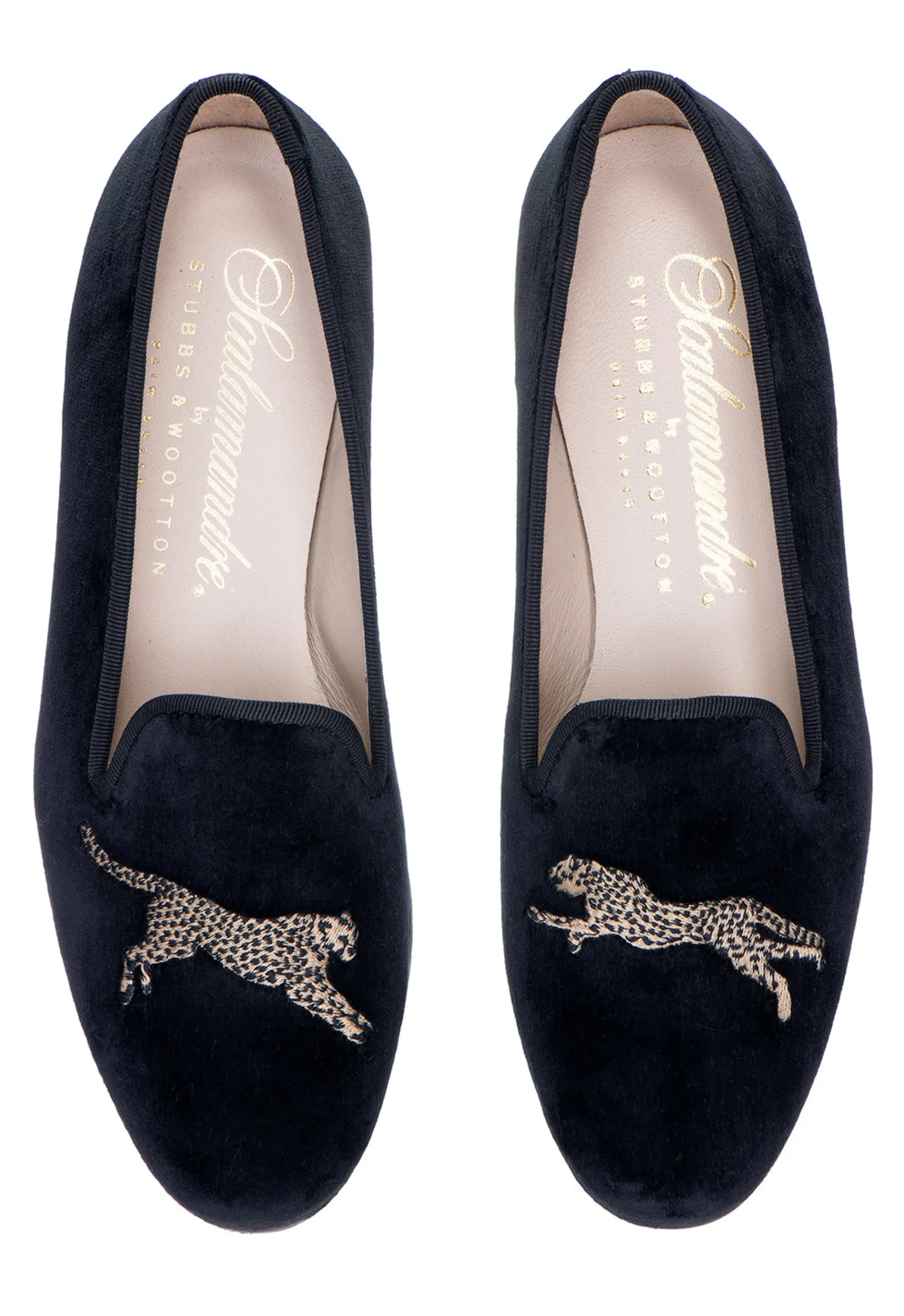 Cheetah Velvet Slipper (Men)<Stubbs & Wootton Fashion