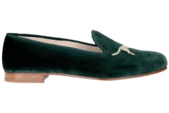 Cheetah Evergreen Velvet Slipper (Men)<Stubbs & Wootton Fashion