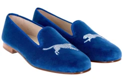 Cheetah Velvet Slipper (Women)<Stubbs & Wootton Hot