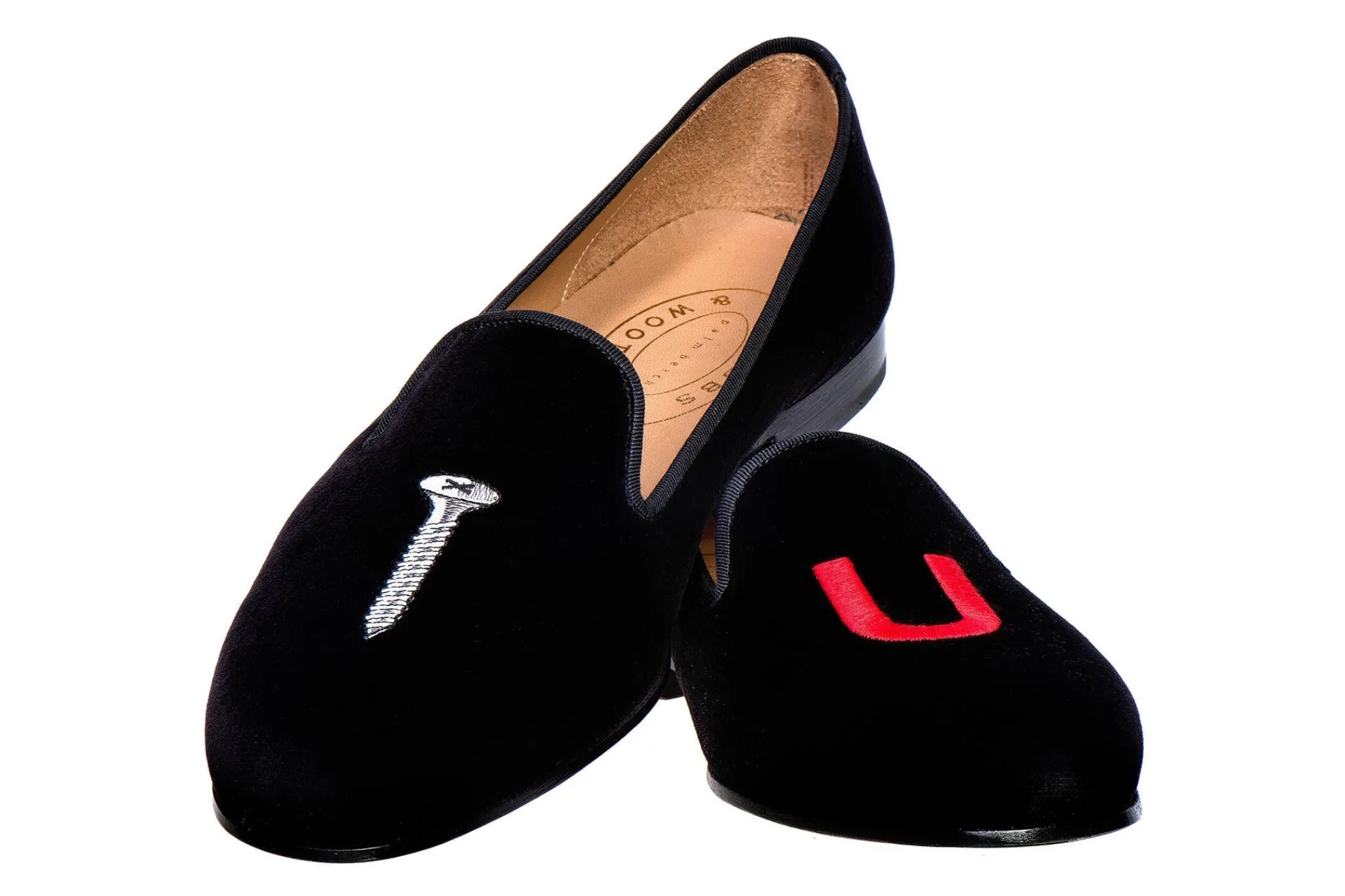 College Velvet Slipper (Wide)<Stubbs & Wootton Fashion