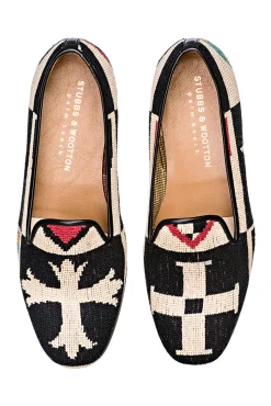 Crest Needlepoint Slipper (Men)<Stubbs & Wootton Hot