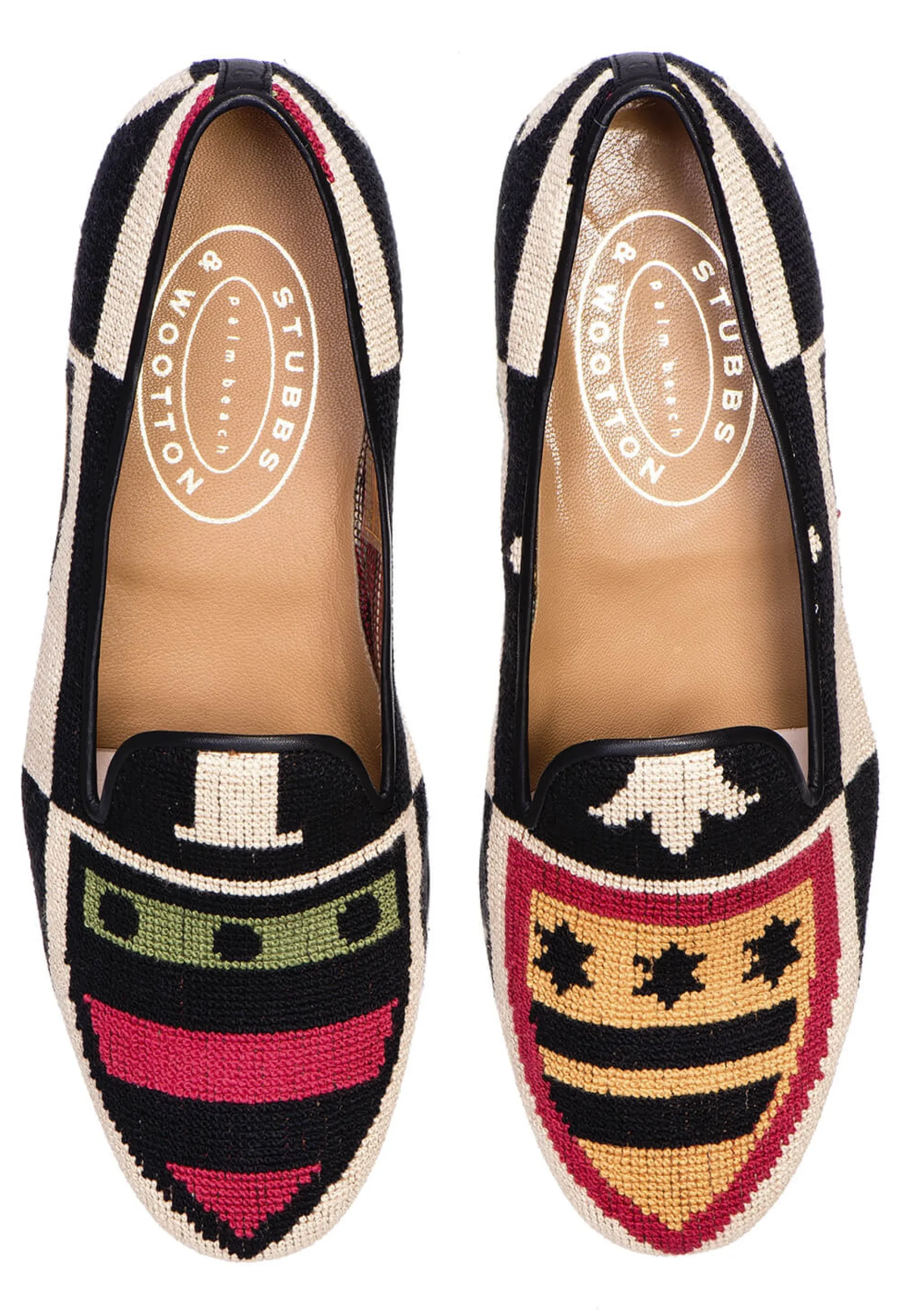 Crest Needlepoint Slipper (Men)<Stubbs & Wootton Sale