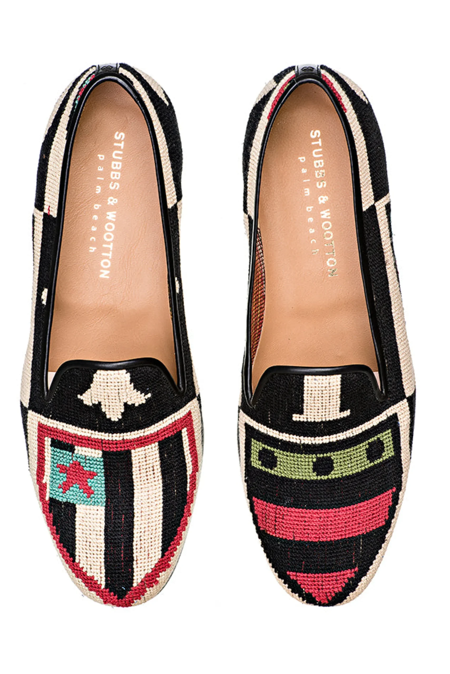 Crest Needlepoint Slipper (Women)<Stubbs & Wootton Sale