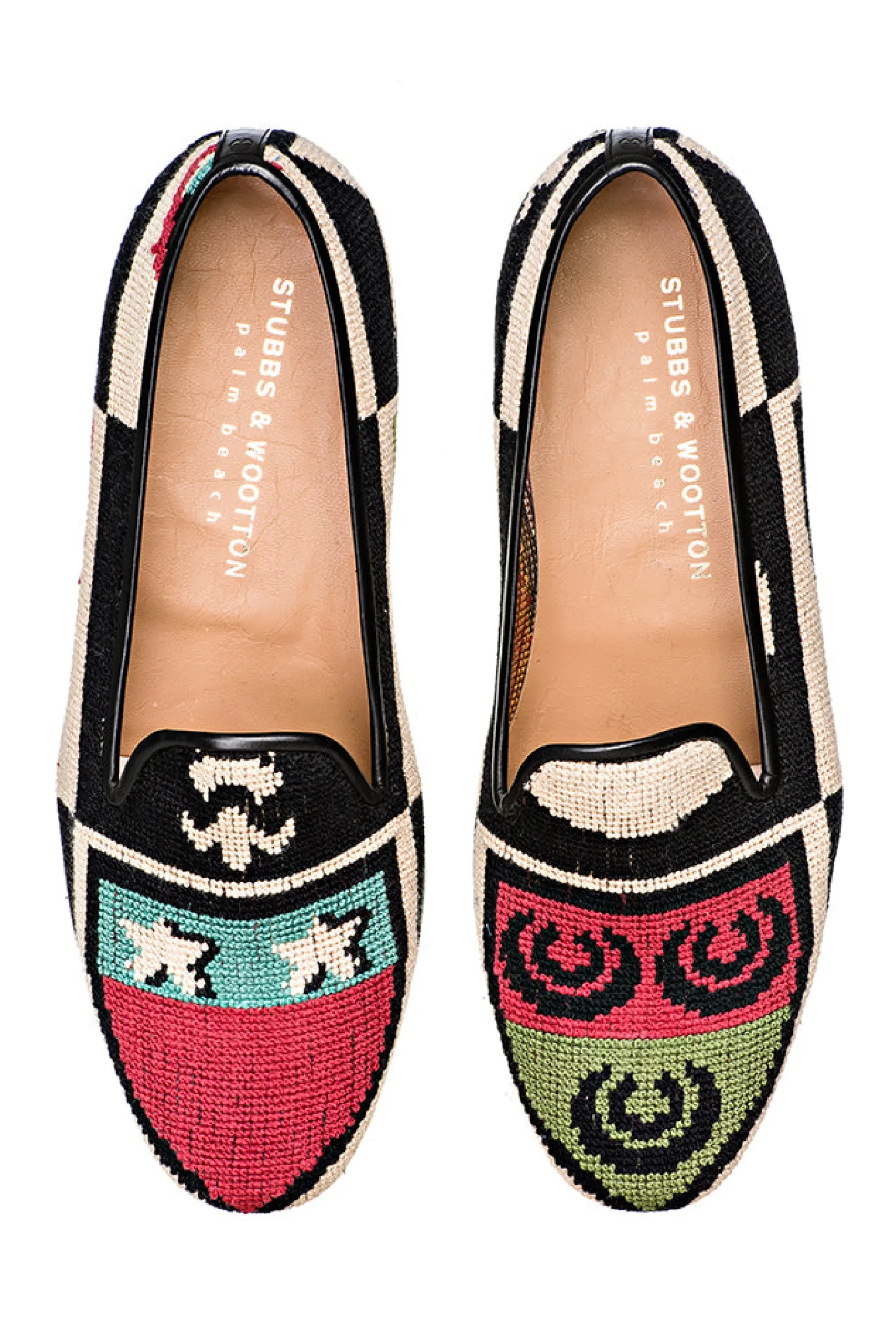 Crest Needlepoint Slipper (Women)<Stubbs & Wootton Sale