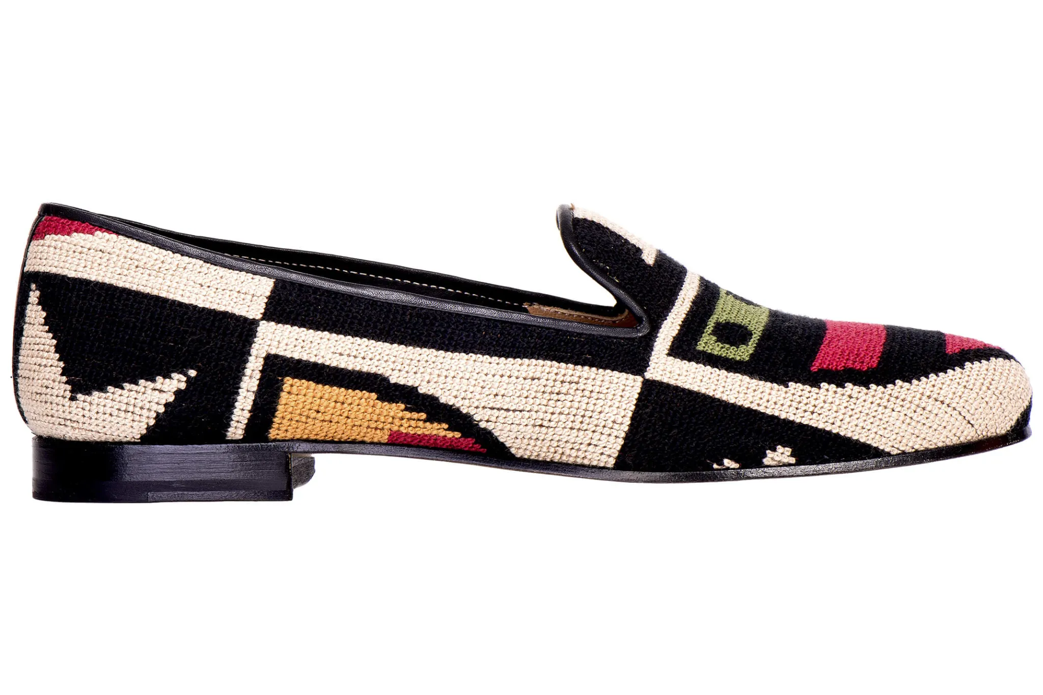 Crest Needlepoint Slipper (Women)<Stubbs & Wootton Sale