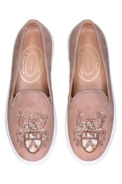 Crest Taupe Suede Sneaker (Women)<Stubbs & Wootton Discount