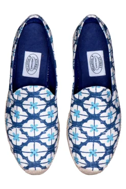 Geometric Indigo Gatsby (Men)<Stubbs & Wootton Outlet