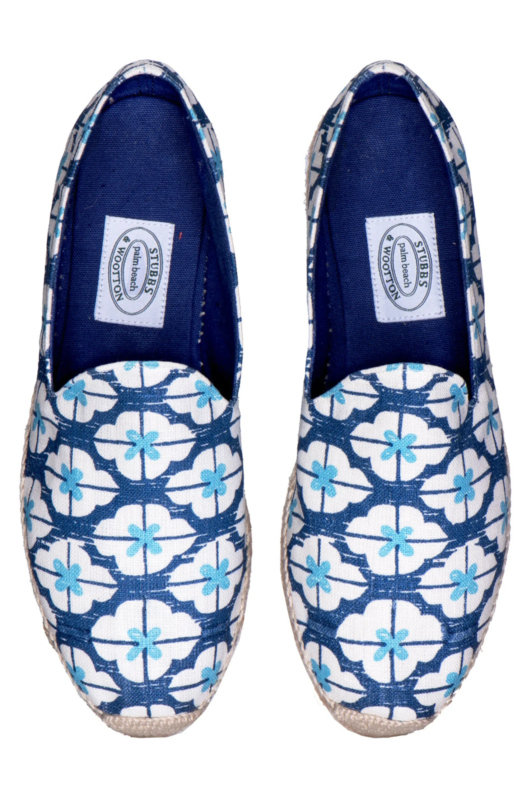 Geometric Indigo Gatsby (Men)<Stubbs & Wootton Outlet