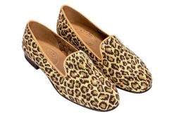 Jane Leopard Needlepoint Slipper (Women)<Stubbs & Wootton Online