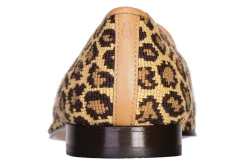 Jane Leopard Needlepoint Slipper (Women)<Stubbs & Wootton Online