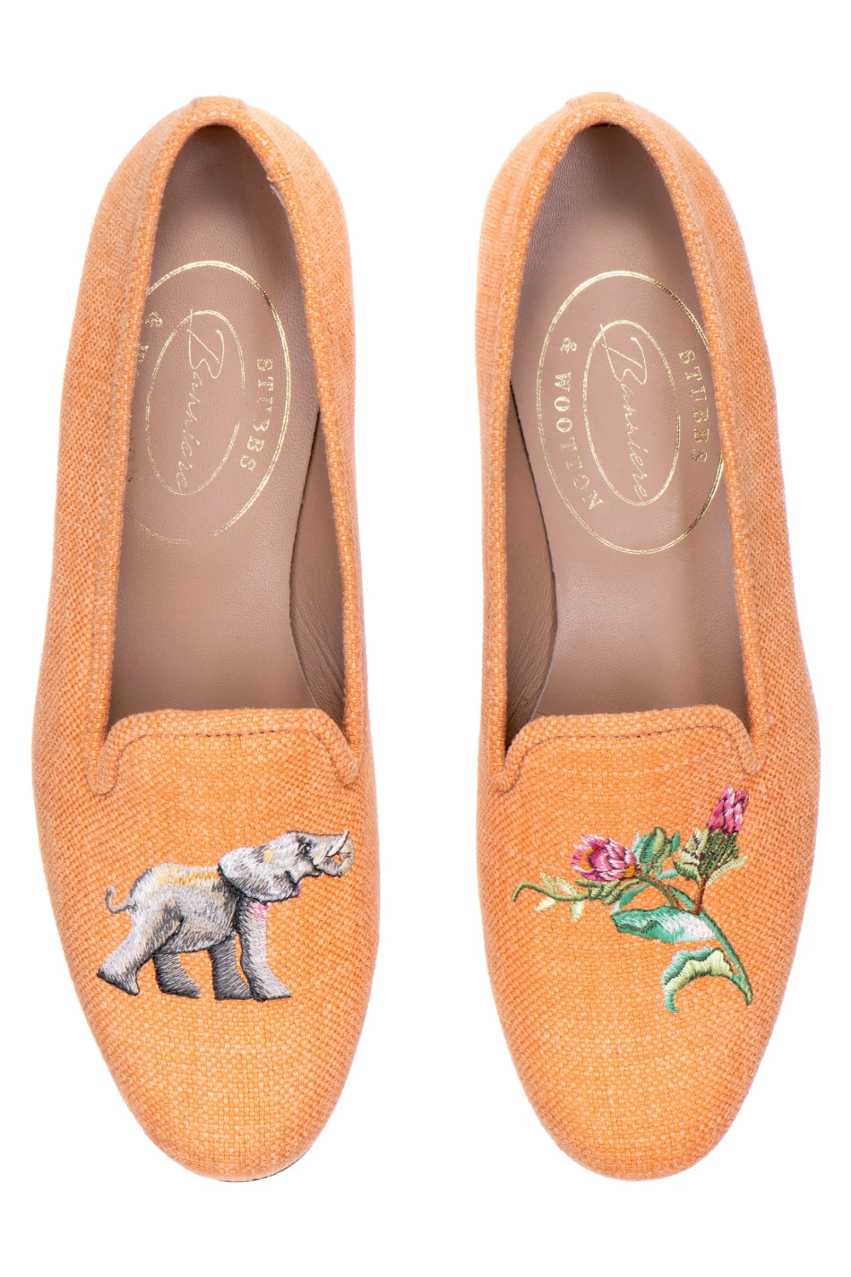 Jungle Ochre Linen Slipper (Women)<Stubbs & Wootton New