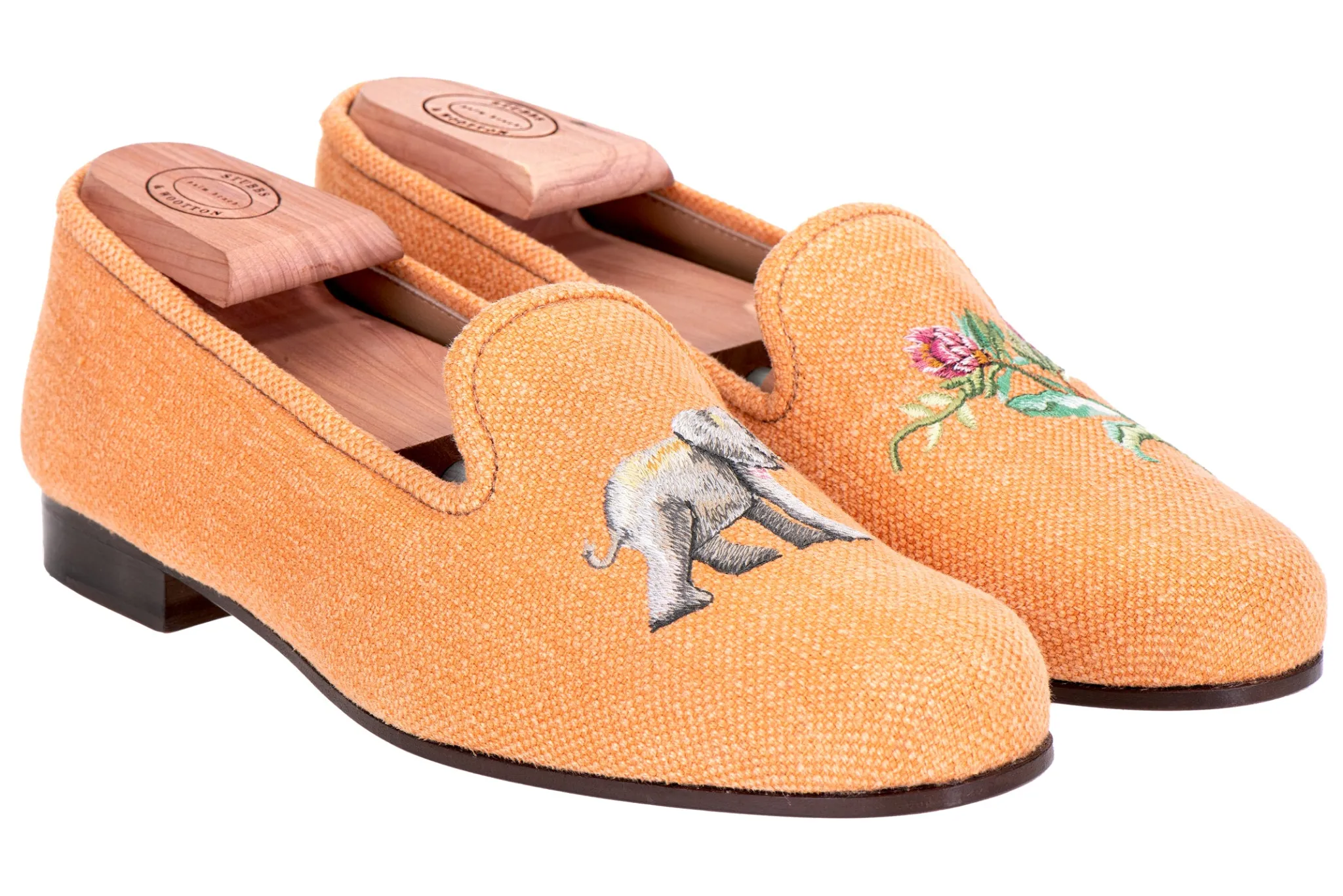Jungle Ochre Linen Slipper (Women)<Stubbs & Wootton New