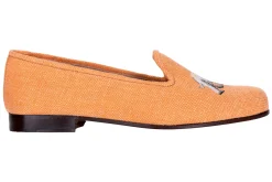 Jungle Ochre Linen Slipper (Women)<Stubbs & Wootton New