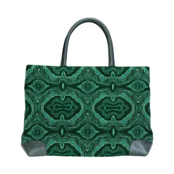 Malachite Needlepoint Tote<Stubbs & Wootton Sale