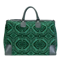 Malachite Needlepoint Weekender<Stubbs & Wootton Sale