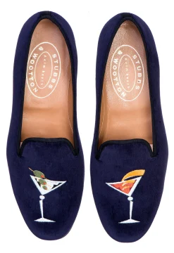 Martini Velvet Slipper (Wide)<Stubbs & Wootton Best