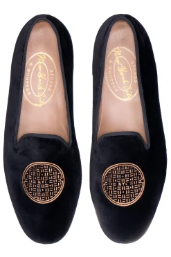Metropolis Bronze Velvet Slipper (Women)<Stubbs & Wootton Online