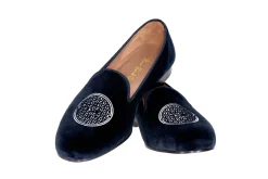 Metropolis Nickel Velvet Slipper (Men)<Stubbs & Wootton Fashion
