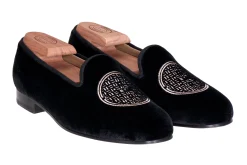 Metropolis Rosegold Velvet Slipper (Women)<Stubbs & Wootton Fashion