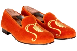 Paolina Velvet Slipper (Women)<Stubbs & Wootton Clearance