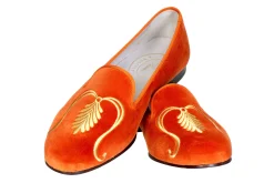 Paolina Velvet Slipper (Women)<Stubbs & Wootton Clearance