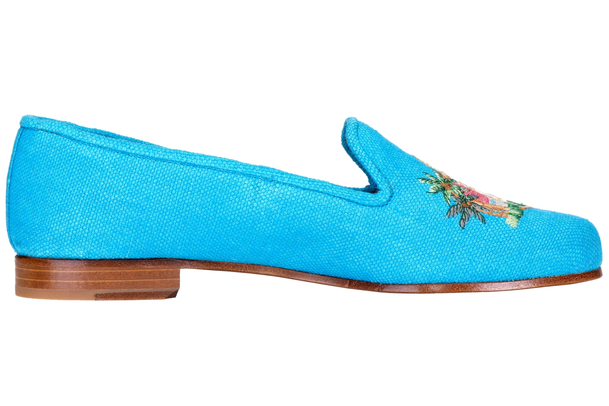 PB Clocktower Turquoise Linen (Women)<Stubbs & Wootton Discount