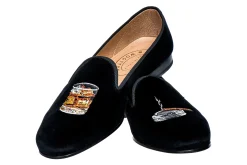 Scotch Velvet Slipper (Wide)<Stubbs & Wootton Fashion