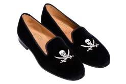 Skull Velvet Slipper (Men)<Stubbs & Wootton Discount
