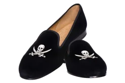 Skull Velvet Slipper (Men)<Stubbs & Wootton Discount