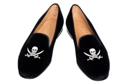 Skull Velvet Slipper (Men)<Stubbs & Wootton Discount