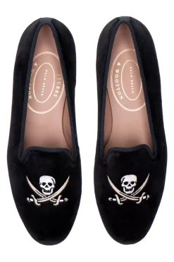 Skull Velvet Slipper (Women)<Stubbs & Wootton Discount