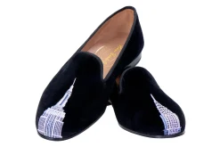 Skyscraper Velvet Slipper (Women)<Stubbs & Wootton Online