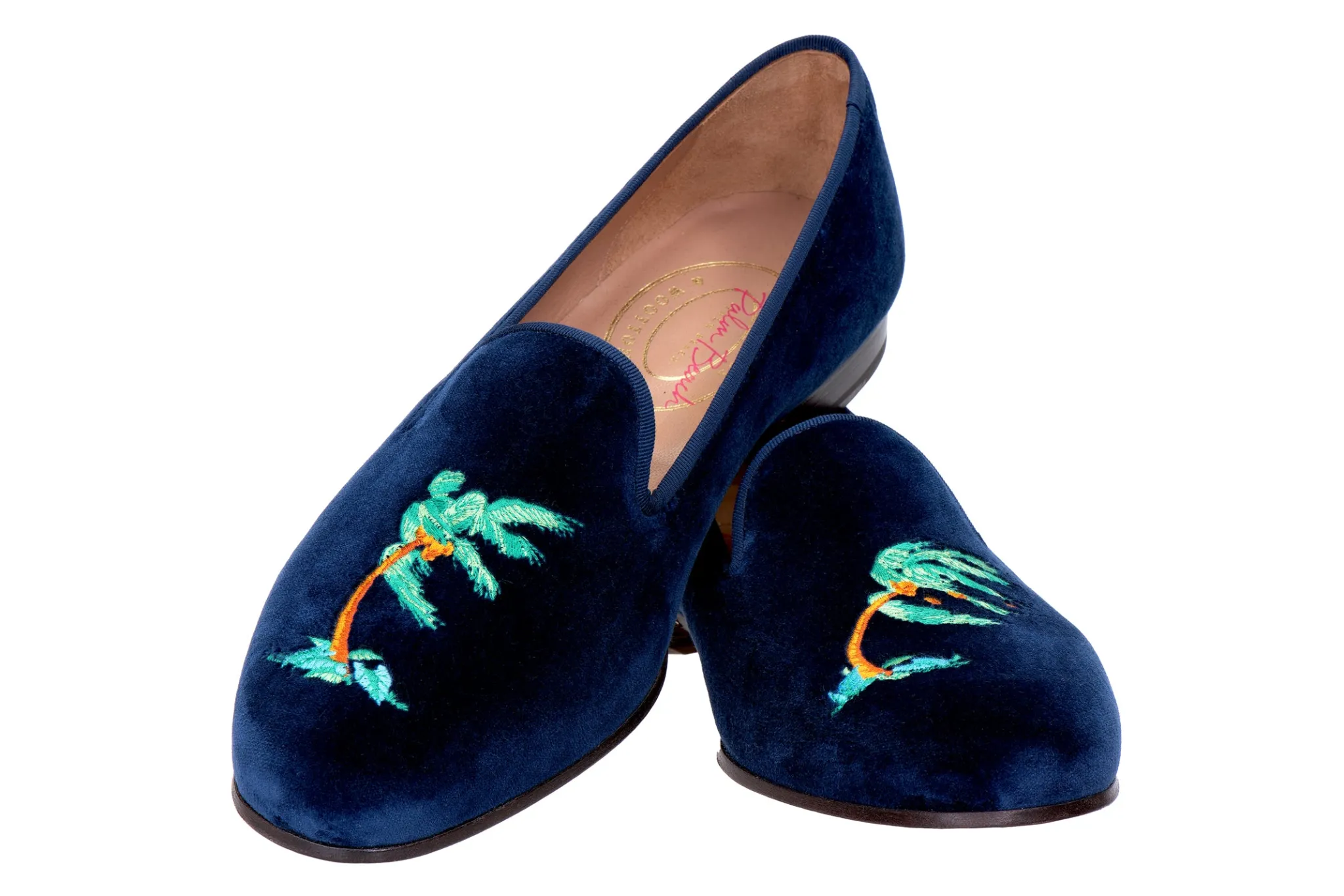 Storm Navy Velvet Slipper (Women)<Stubbs & Wootton Discount