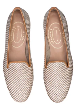 Straw Raffia Slipper (Women)<Stubbs & Wootton Outlet