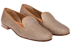 Straw Raffia Slipper (Men)<Stubbs & Wootton Clearance
