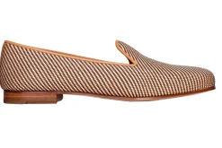 Straw Raffia Slipper (Men)<Stubbs & Wootton Clearance