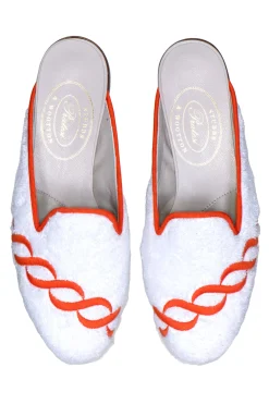 Treccia Orange Cloth Mule (Men)<Stubbs & Wootton Sale