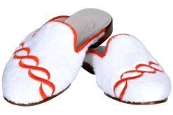 Treccia Orange Cloth Mule (Men)<Stubbs & Wootton Sale