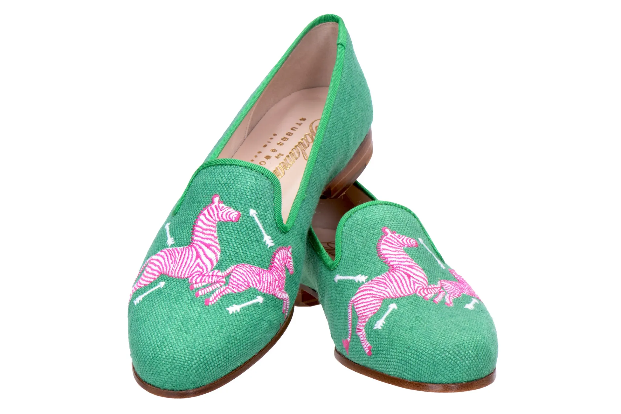 Zebras Kelly Linen Slipper (Women)<Stubbs & Wootton Hot